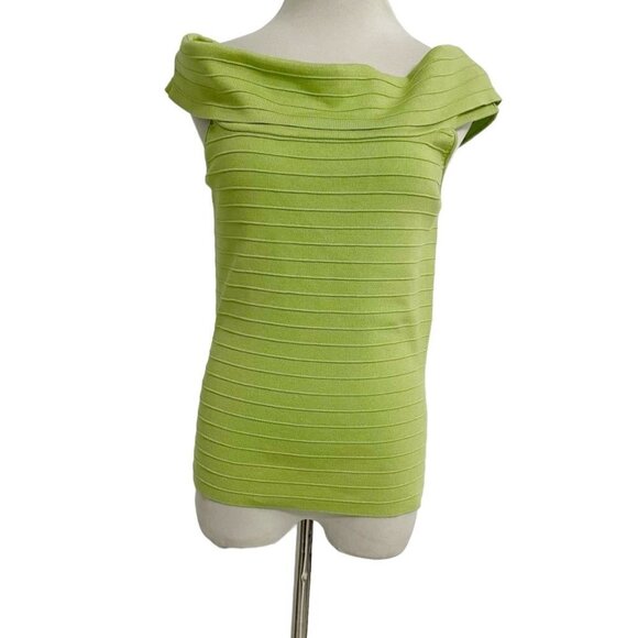 NEW Lillie Rubin Size Large  Top Blouse Off The Shoulder Silk Blend $78 - Picture 1 of 7